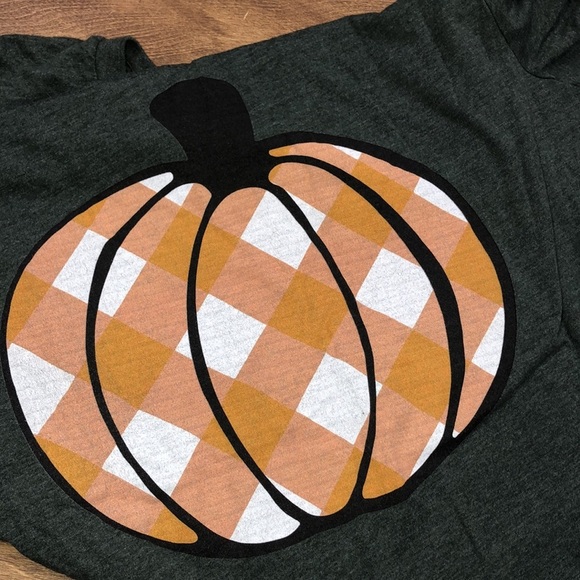 Large green & orange Fall T-shirt - Picture 7 of 7